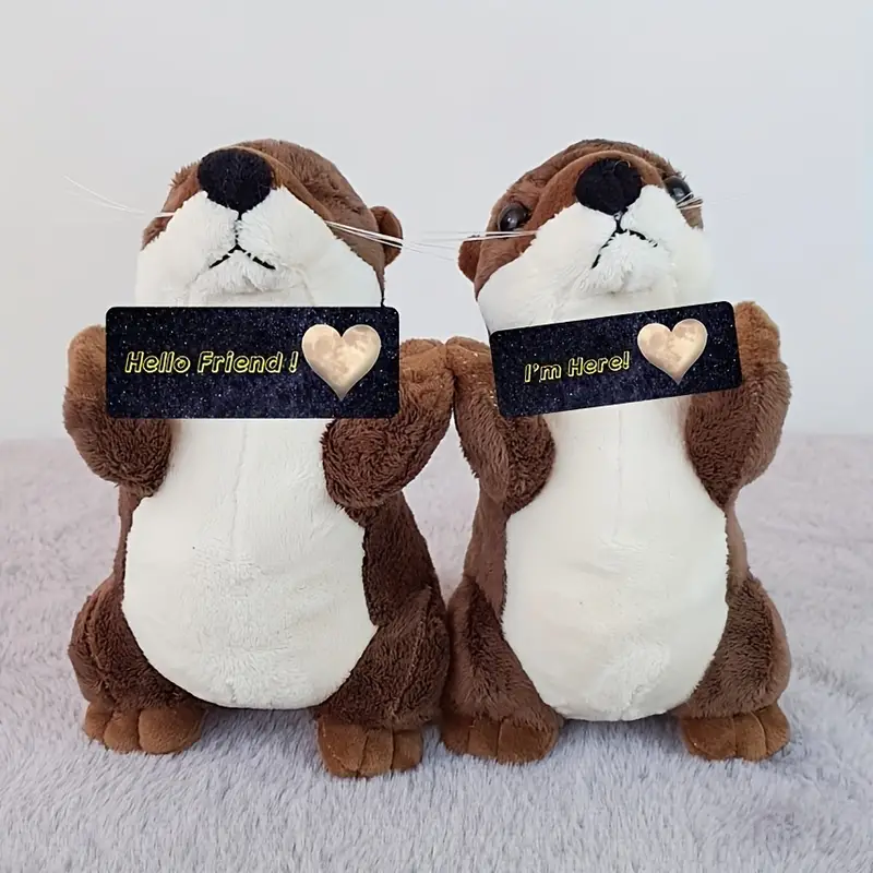 Kawaii Prayer Otter Plush Toys Soft Sea