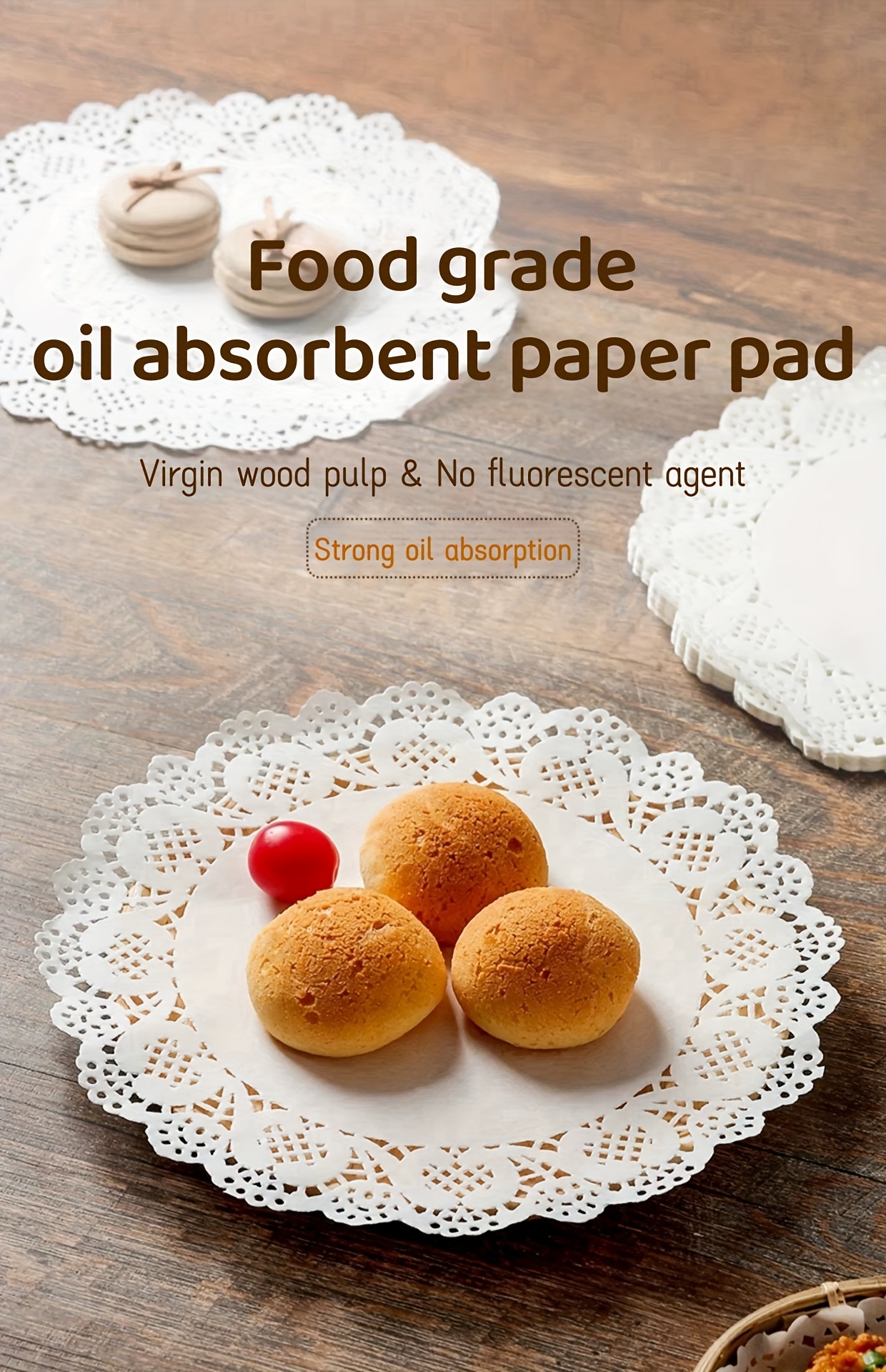 Lace Paper Doilies Doilies Placemats Grease Absorbent Paper - Temu