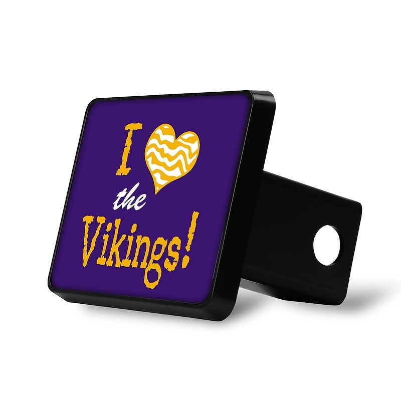 Minnesota Vikings Hitch Cover - Yellow on Black - Auto Accessories - NFL