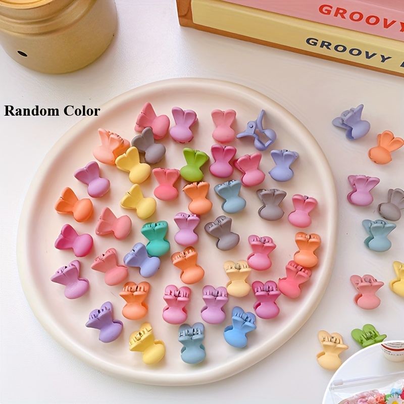 50pcs Mini Hair Claw Clips For Baby And Girl