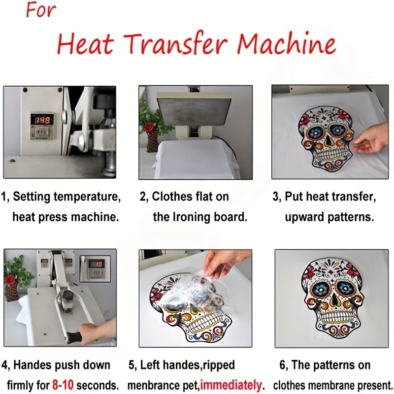 Creative Hand-Painted Hot Transfer Stickers for Clothing