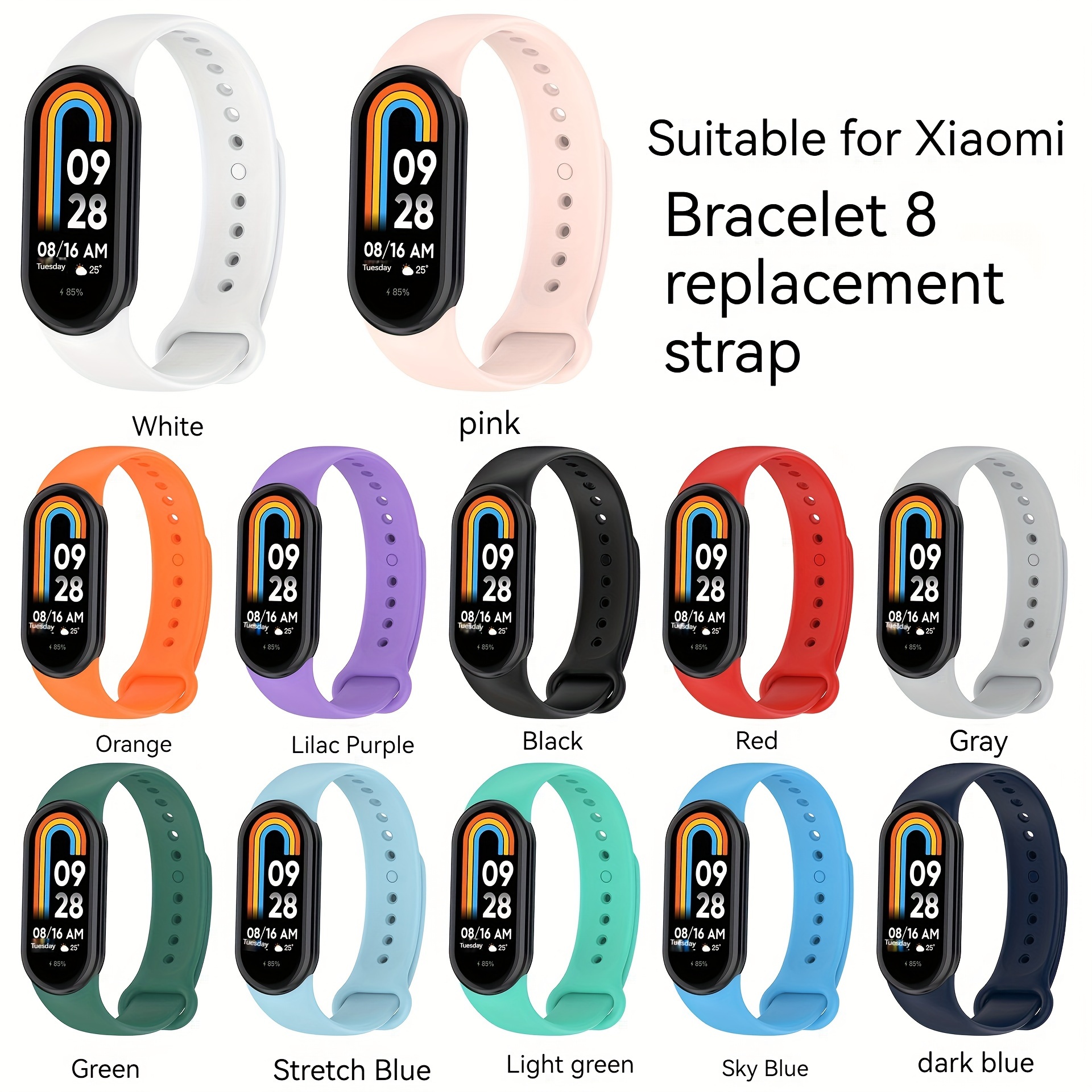 Xiaomi Mi Band 8 Smart Bracelet Black