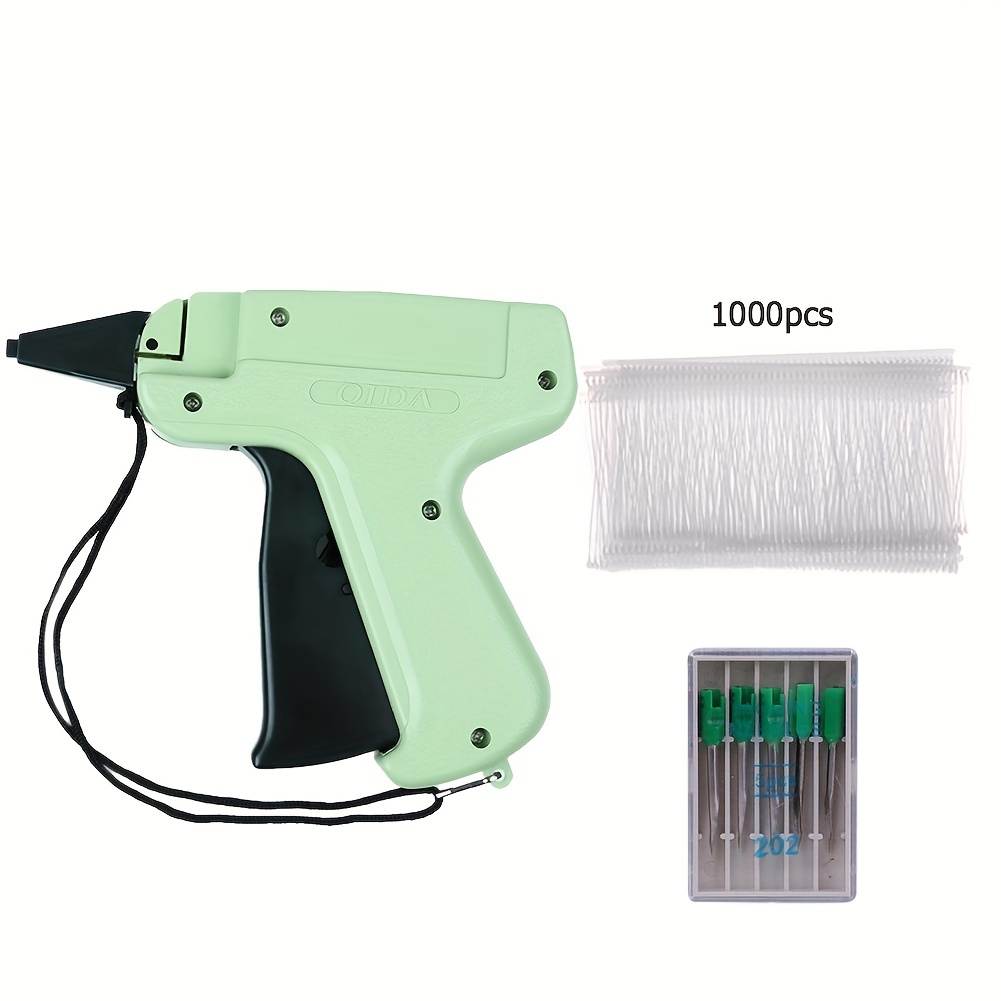 Tagging Gun for Clothing with 5 Needles, 1000 Barb Fasteners and
