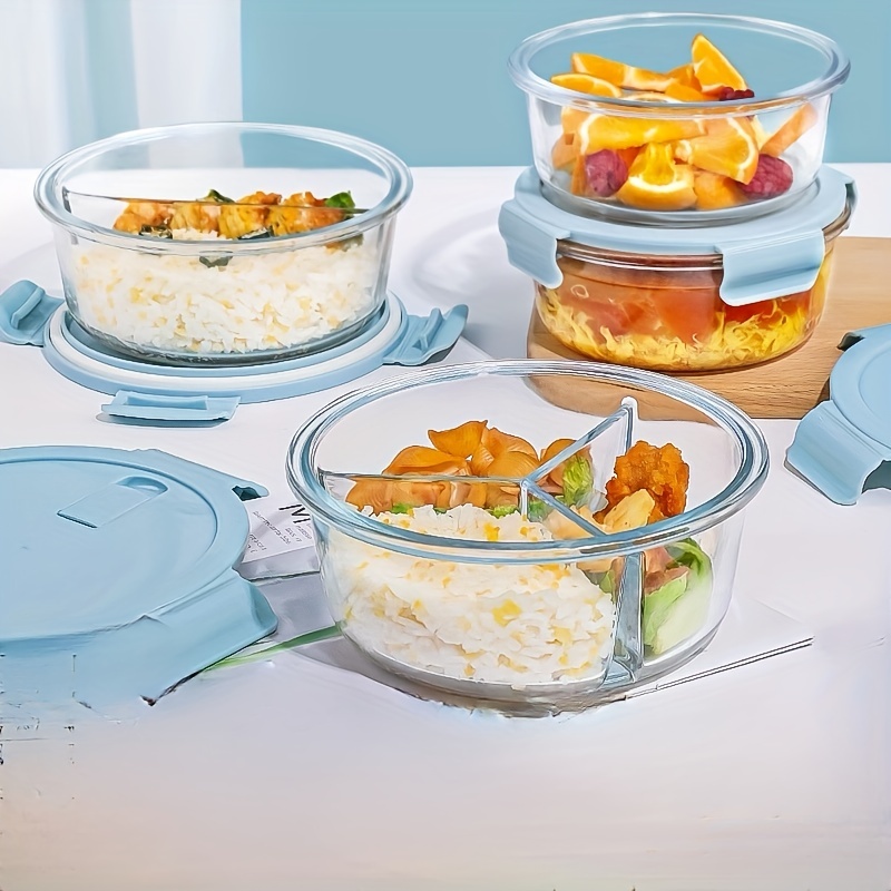 Microwave Safe Oven Safe Round Shape Borosilicate Glass Salad Bowl