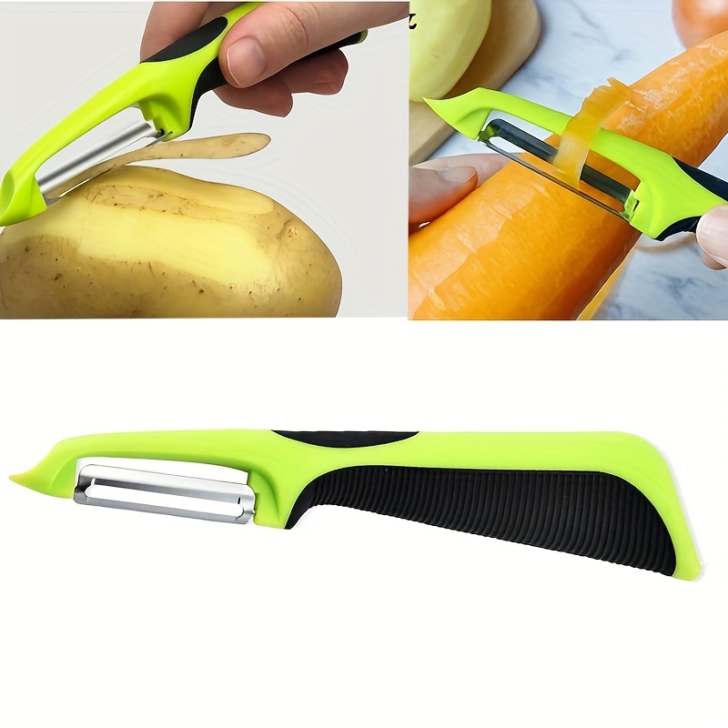 Ceramic Peeler, Fruit Knife Set, Kitchen Multifunctional Peeler, Two-piece  Set, Vegetable And Melon Shaver - Temu