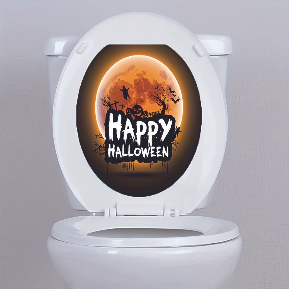 Luminous Villain Toilet Stickers Clean Your Piss Funny - Temu