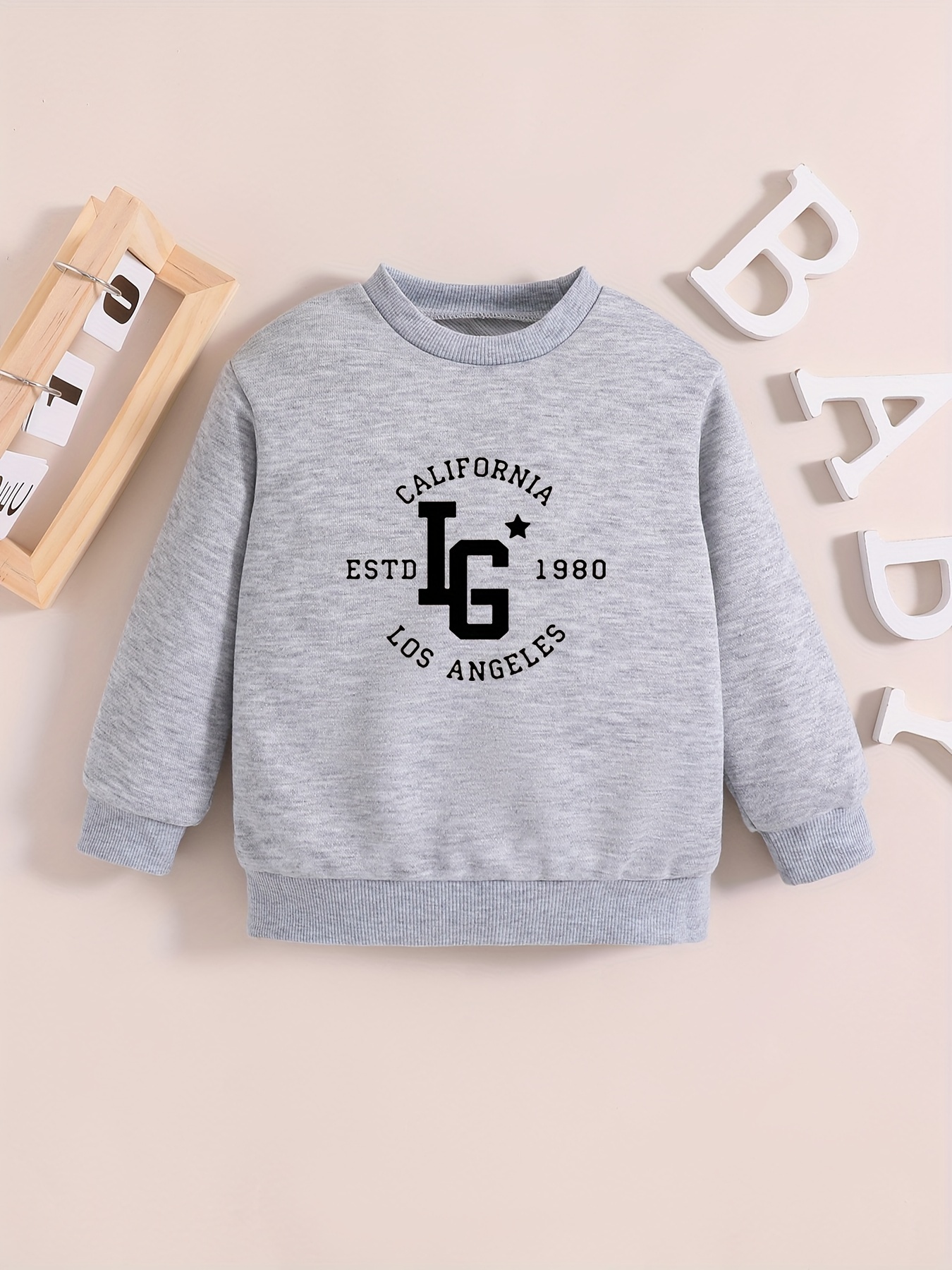 Baby boy crew store neck sweatshirt