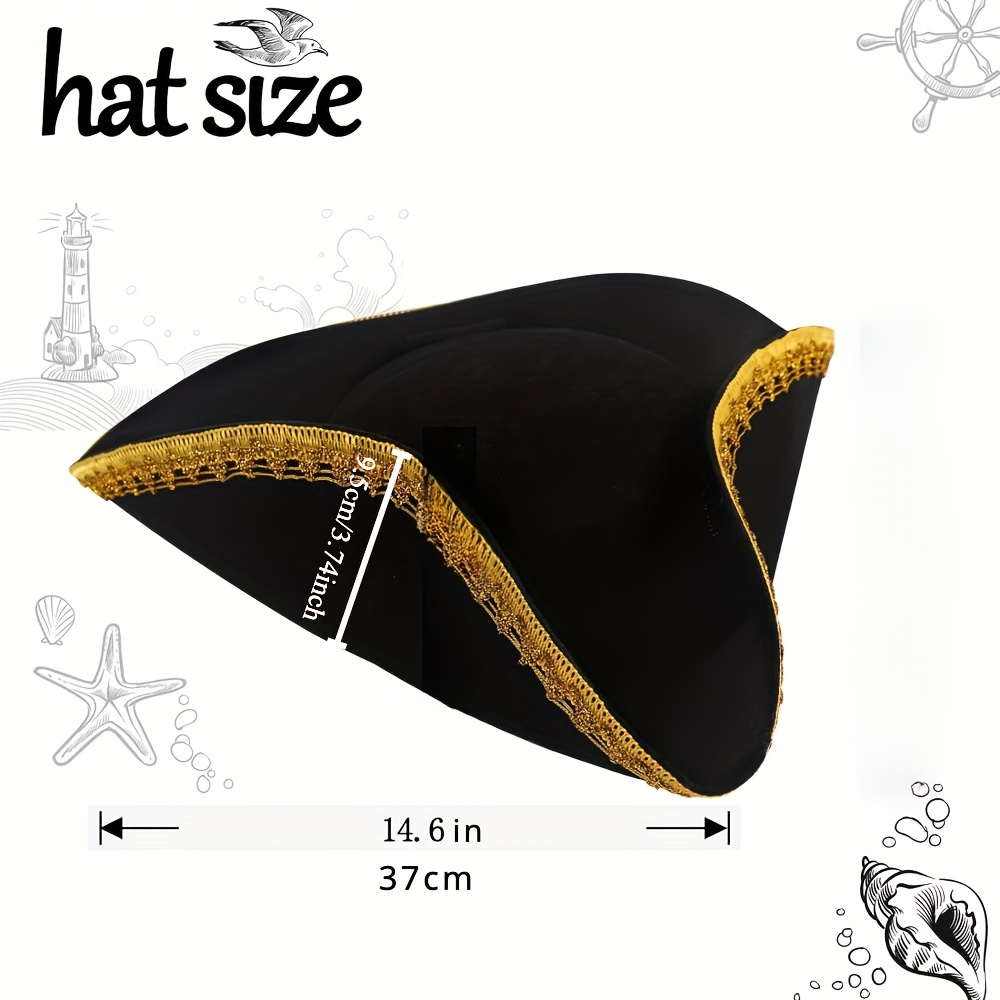 Sombrero Pirata con Loro - Disfraces Teular