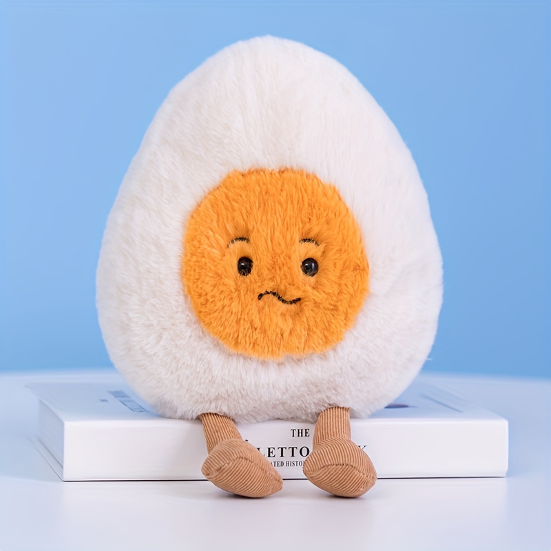 Jellycat Boiled Egg Happy Food Plush, Small 