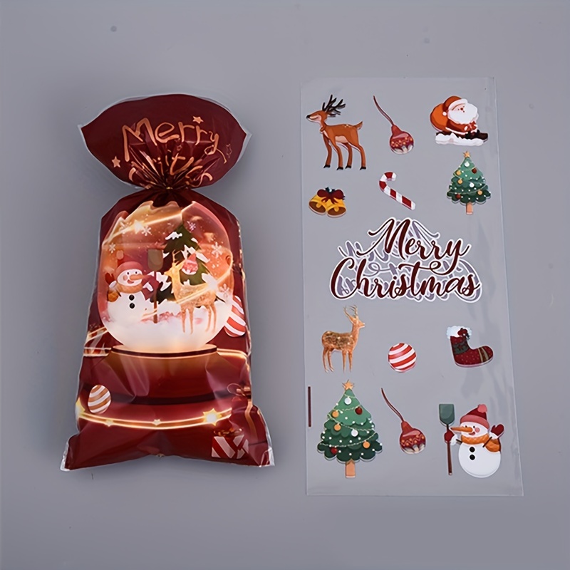 Christmas Stocking Gift Bags, Cute Cartoon Ziplock Bags, Cookie Candy  Creative Gift Bags, Perfect Christmas Party Gift Bags - Temu