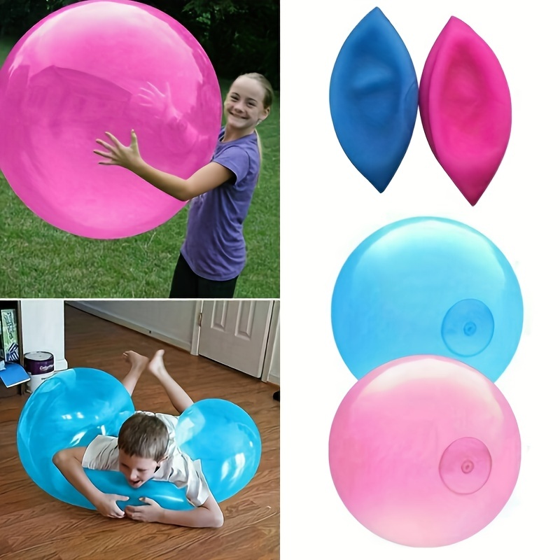 GUBOOM Bubble Ball XXL, La Bolla Magica, Giant Bubble Ball, Palla  Ponfiabile Gigante, Palloncini d'Acqua per Bambini Adulti Festa di Estate  Spiaggia Esterno Giocattoli, Disponibile In 3 Colori : : Autres