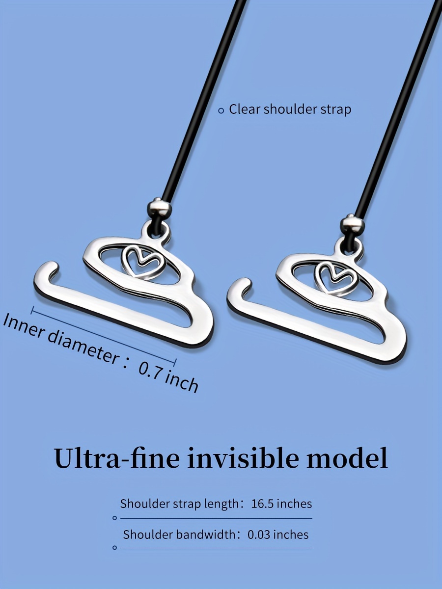 Invisible Transparent Ultra-fine Shoulder Strap Plastic Bra