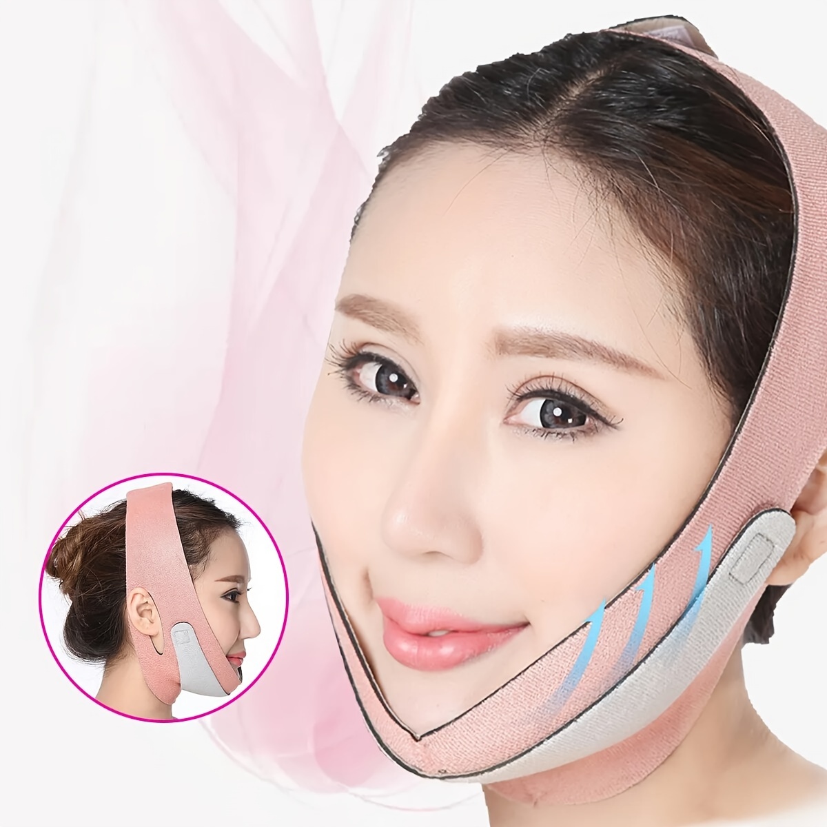 Silicone Face Shaping Bandage Women Chin Cheek Lift Up Belt - Temu