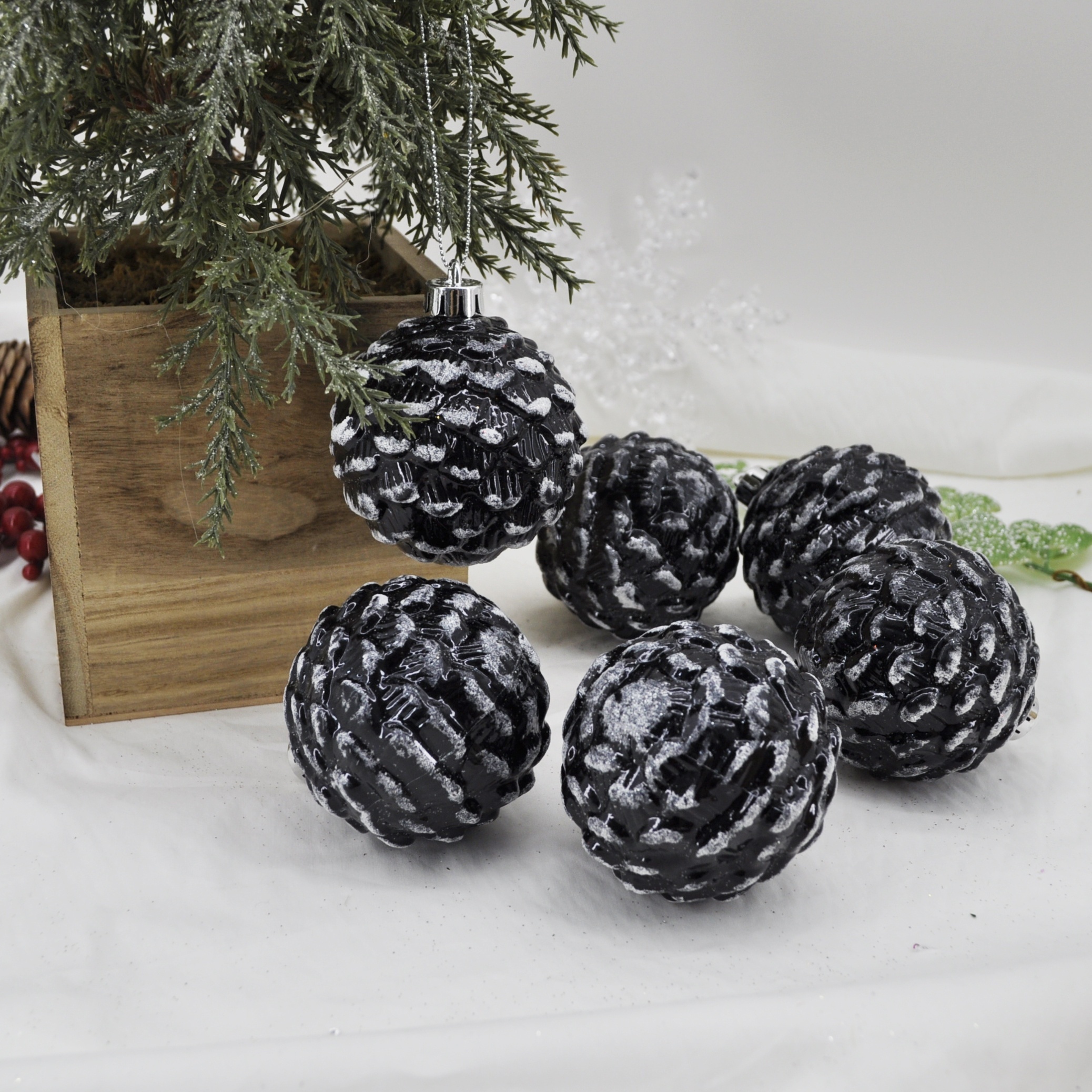 Christmas Pine Cones Natural Pine Cone Ornaments For - Temu