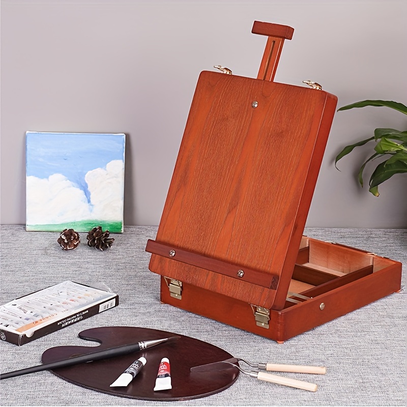 1pc Wood Easel Stand, Portable Wooden Tripod Easels For Canvas, Small Art  Easel For Adults Artists Painting, Displaying Photos