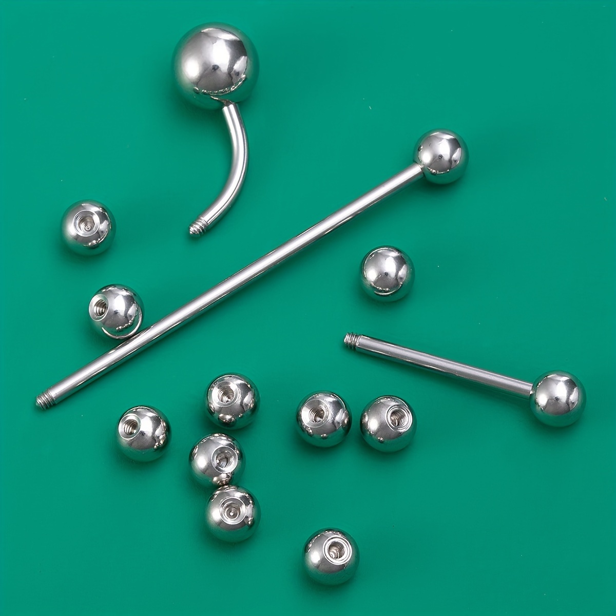 Nipple bar deals ball replacement