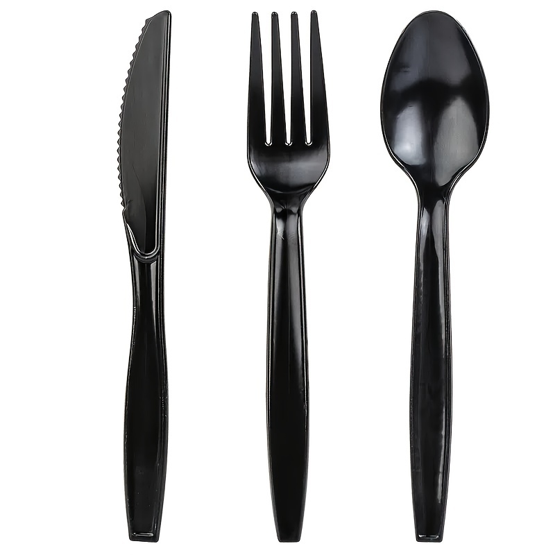 Plastic Knives - Black Disposable Knives