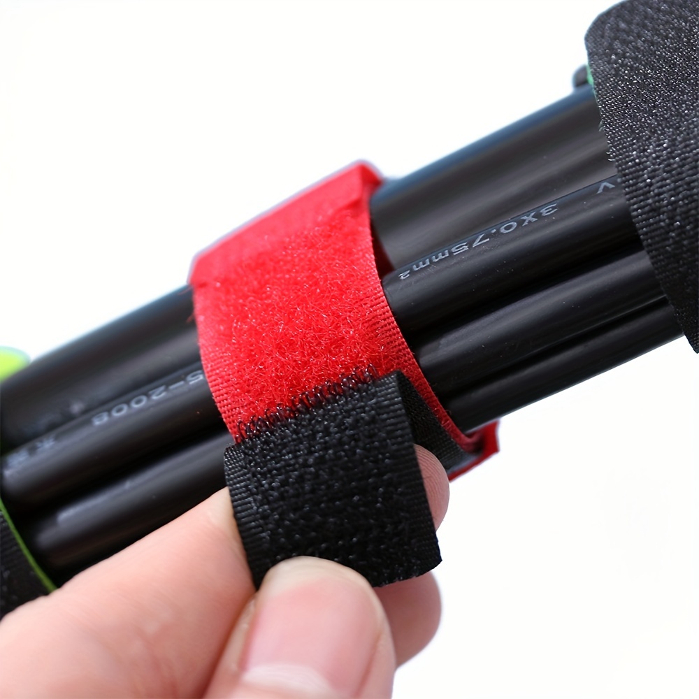 4pcs Red Elastic Synthetic Rubber Fishing Rod Tie Straps, Adjustable  Fasteners For Hooks, Fishing Accessories, Rod Belt Wrap Detachable Fishing  Pole Clip Holder