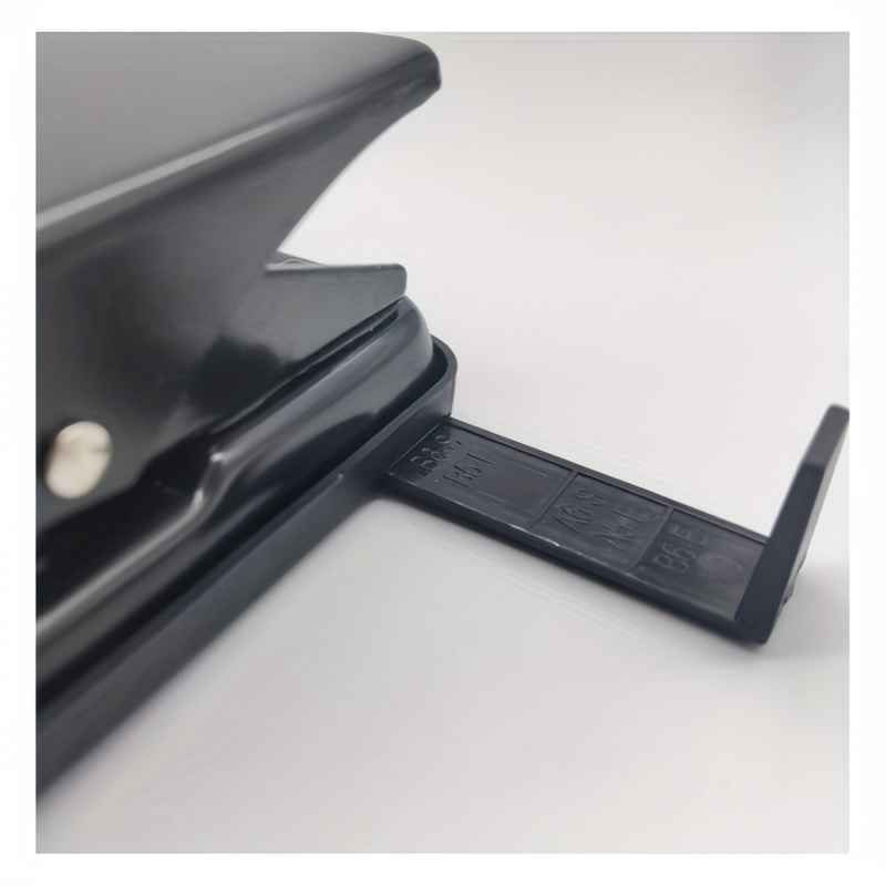 Portable Office Black Metal Two hole Punch Two hole Office - Temu