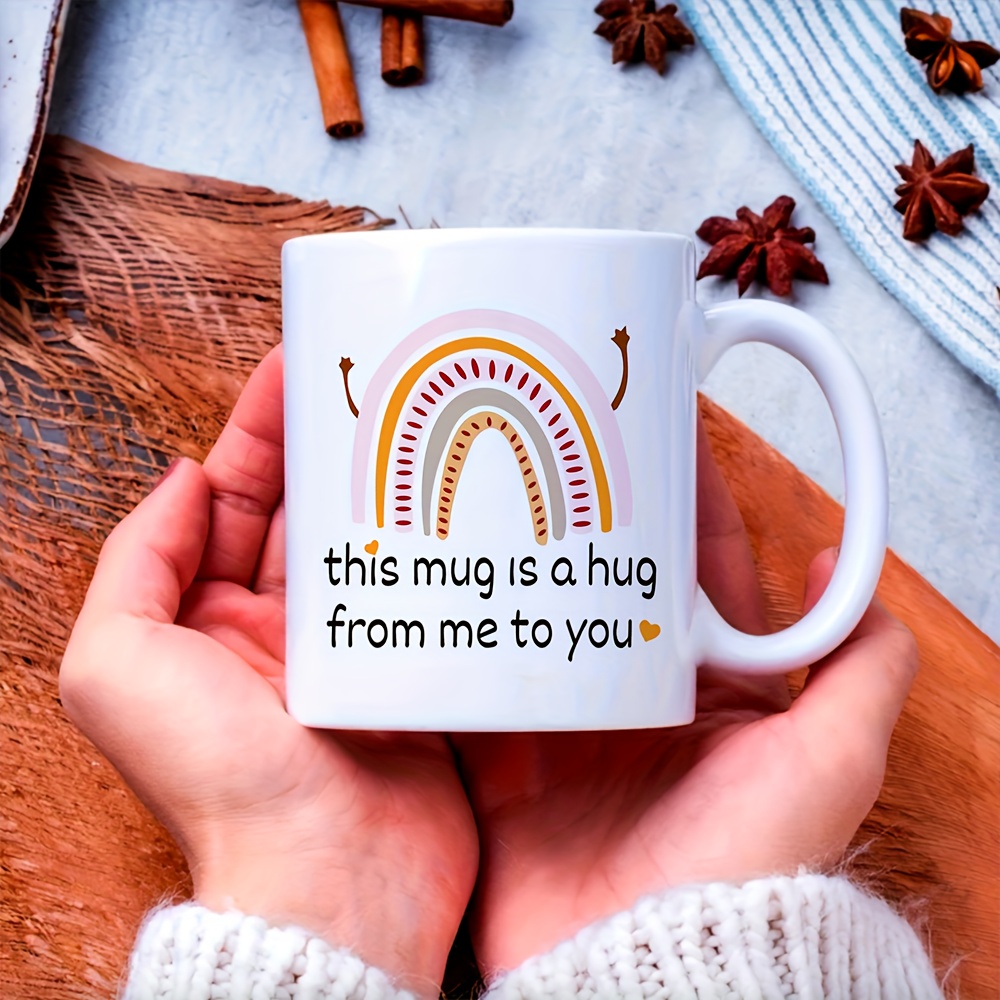 Ceramic Coffee Mug, White Tea Mug, Novelty Birthday Valentines Day  Christmas Gifts For Mom Coworker, Classic Drinking Cup With Handle, For Hot  Or Cold Drinks Like Cocoa, Milk, Tea Or Water Summer