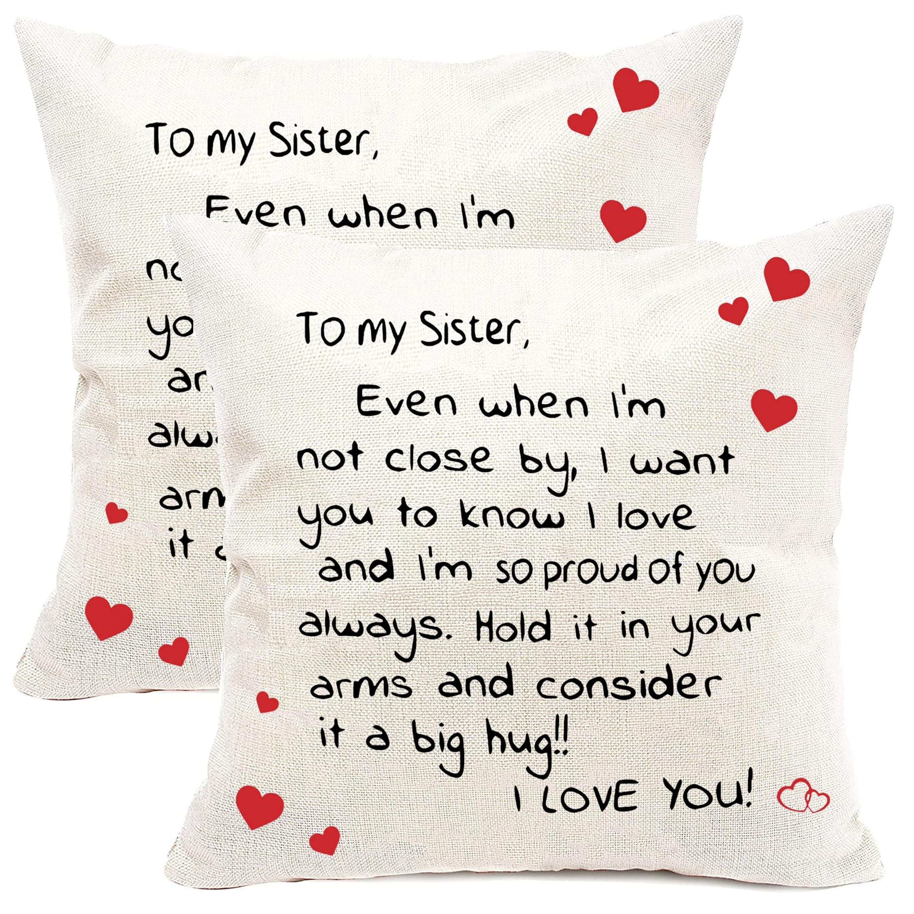 sisters pillow covers love 'm not Temu New Zealand