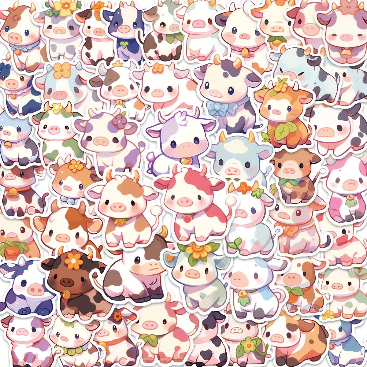 Cute Cartoon Animals Pet Stickers Kawaii Cute Animal - Temu