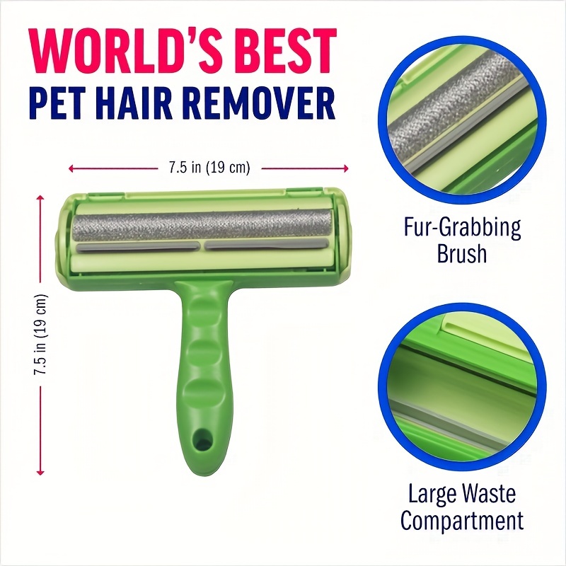 Reusable Pet Hair Remover Roller for Sofas and Clothes