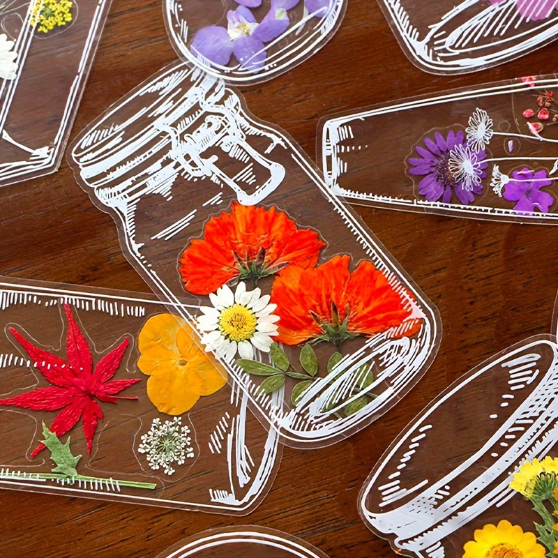 Transparent Plastic Film Diy Dried Flower Bookmark Materials - Temu