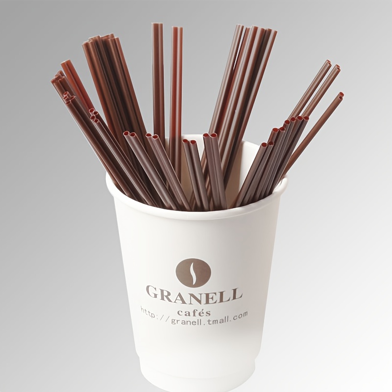 Plastic Coffee Stirrers, 7 Plastic Coffee Straws, Coffee and Drink Stir  Sticks, Cocktail Swizzle Sticks, Drinking Straws for Coffee 