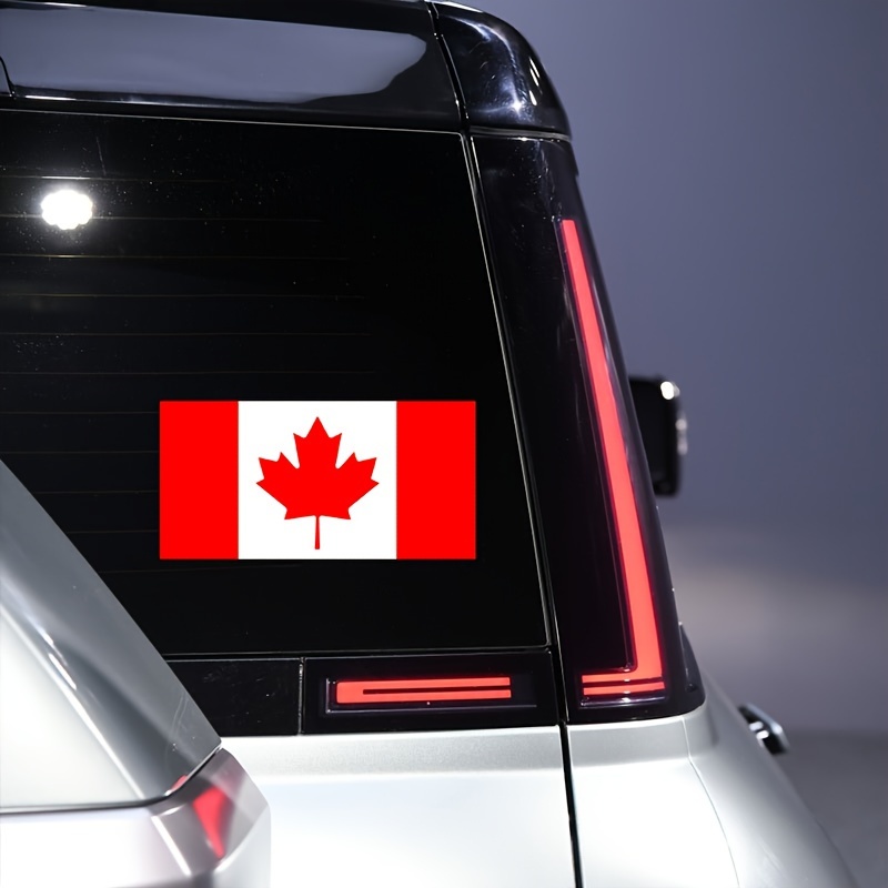Canada Flag Bumper Stickers Car Stickers Decals Car Wall - Temu