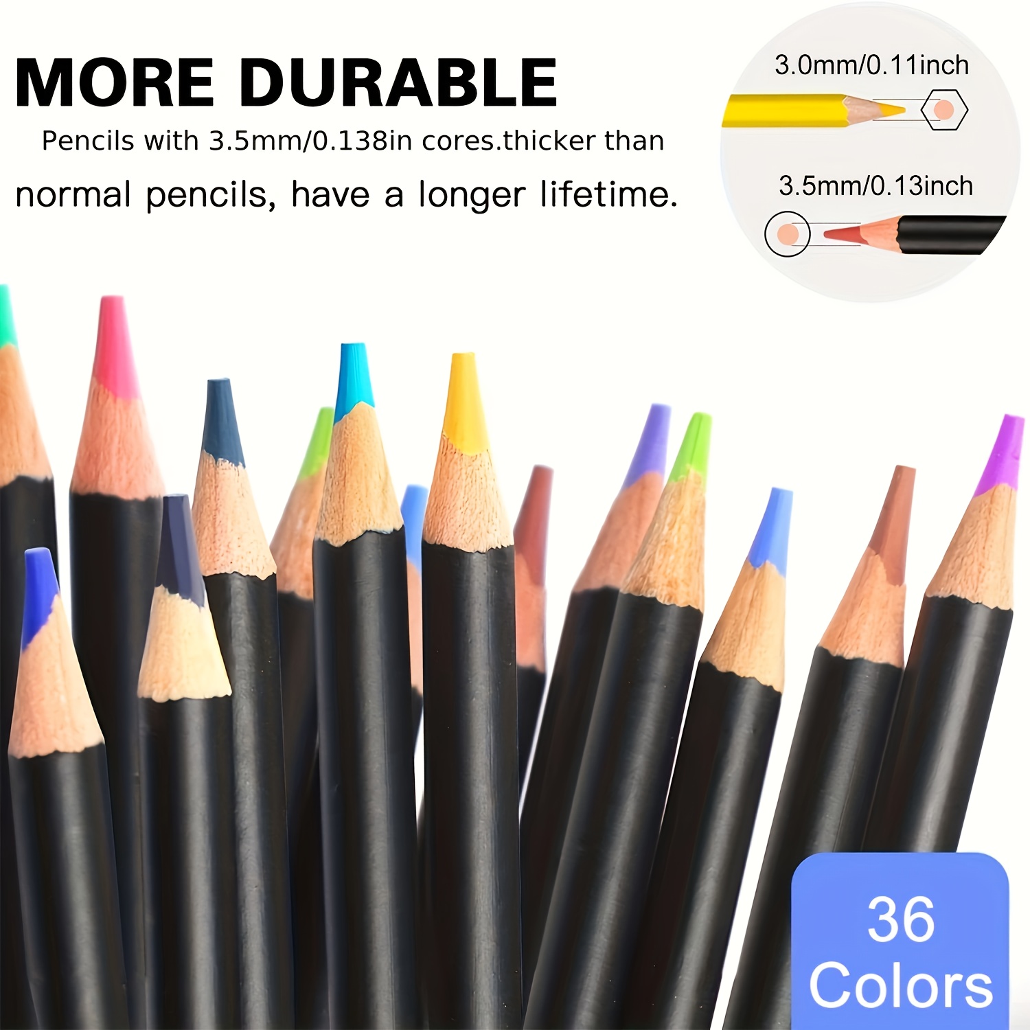 36 Color Pencil Set For Adults and Kids Drawing Pencils for Sketch