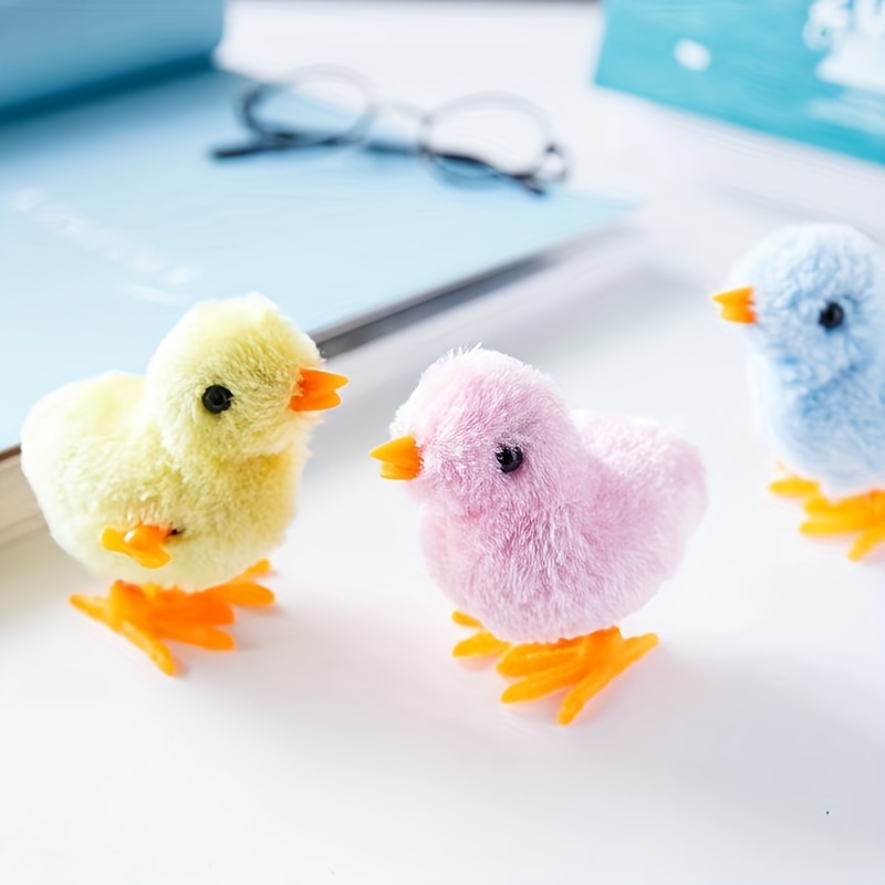 4pcs Jumping Chicken Plush Toy for Kids Play