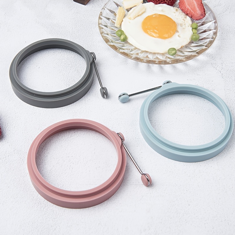 Durable Fried Egg Mold Flexible Safe Square Round Fried Egg Ring