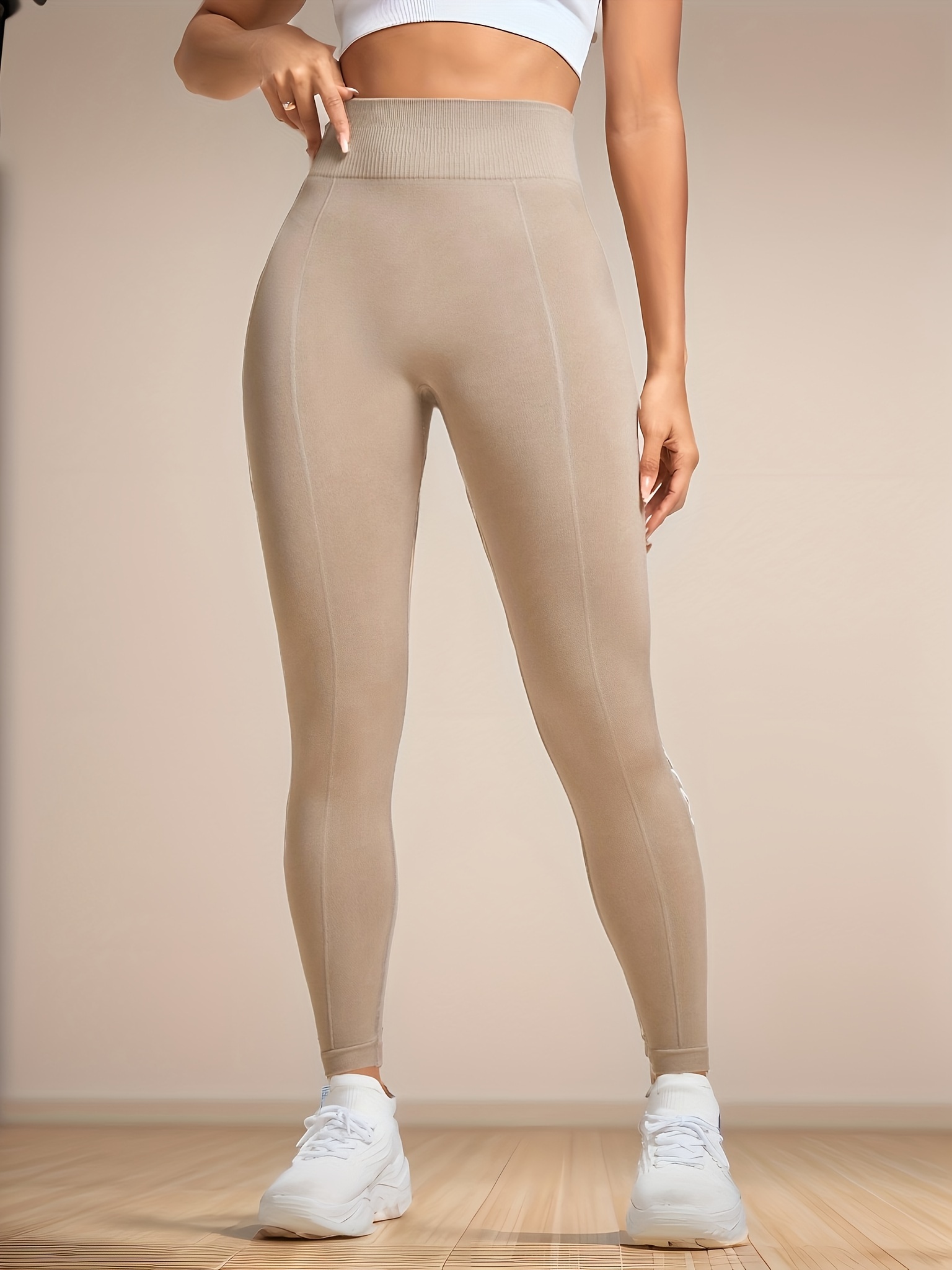SHEIN Leisure Gym Tights Absorbs Sweat Quick-Drying High Stretch