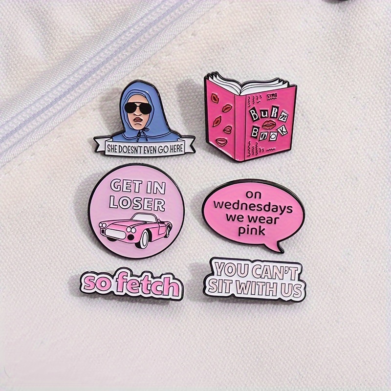 Girls Enamel Pins she Doesn't Even Go Here Brooches Lapel - Temu