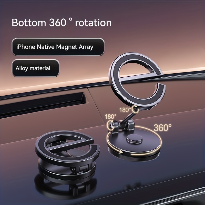 OlPG-Support de téléphone magnétique pour voiture, compatible avec iPhone  14, 12, 13, Pro, 12 Max, 12 Mini, étui Magsafe, aimant de bain, grille  d'aération