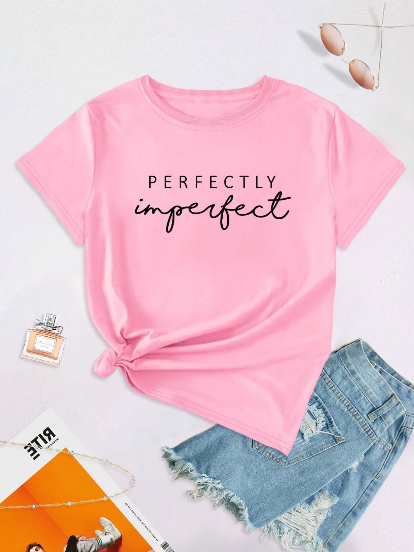 HSMQHJWE Comfy Clothes For Women Womens Oversized Tee Womens Summer Top  Print Casual T Shirt Letter Pattern Fashion Loose Short Sleeve Trendy Tops  Teen Girls 