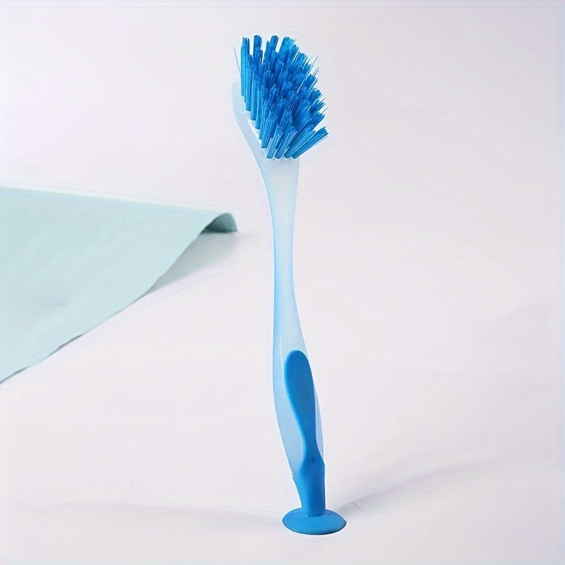 Long Handle Dishwashing Brush With Suction Cup for Kitchen - Temu