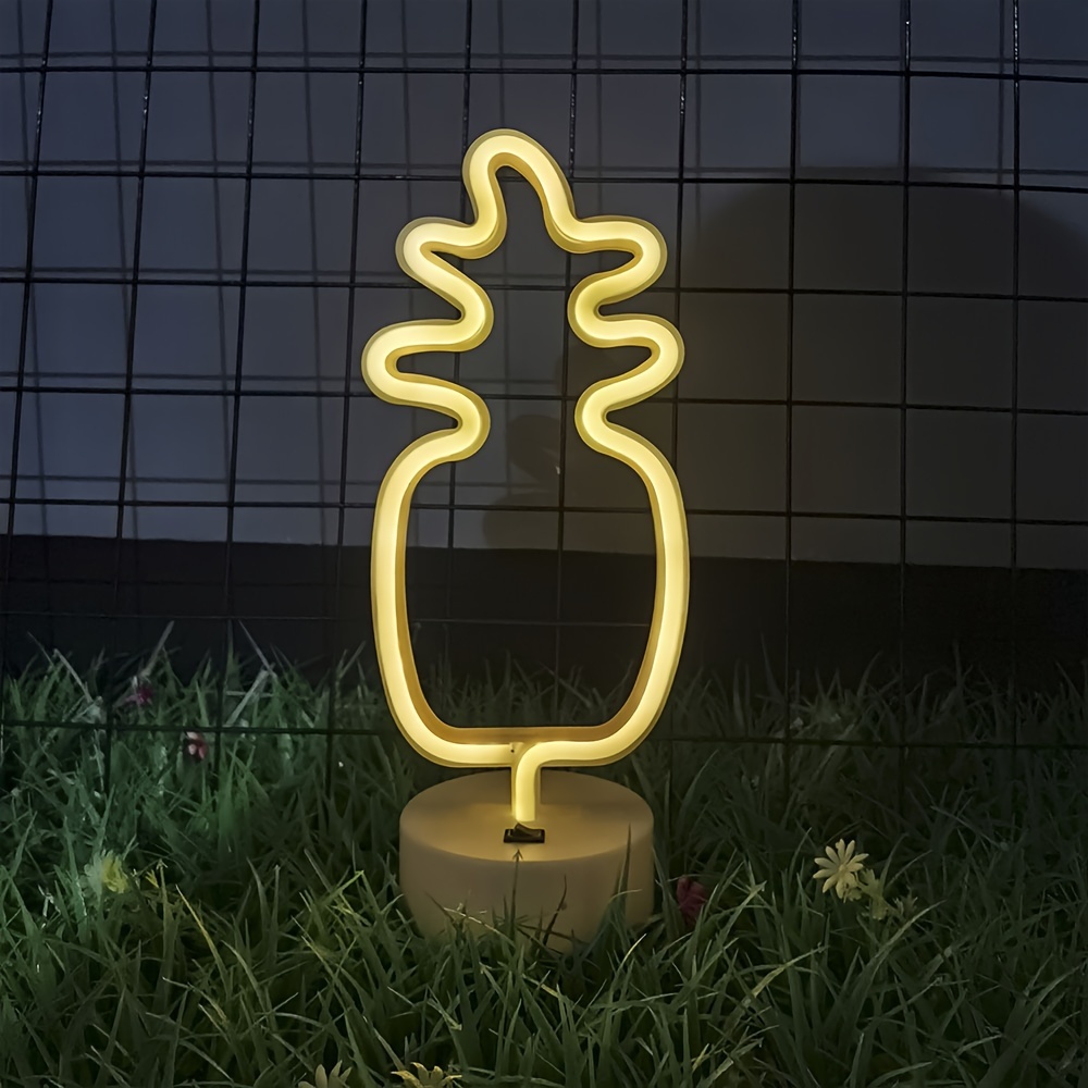 Lampada Neon a Forma di Ananas