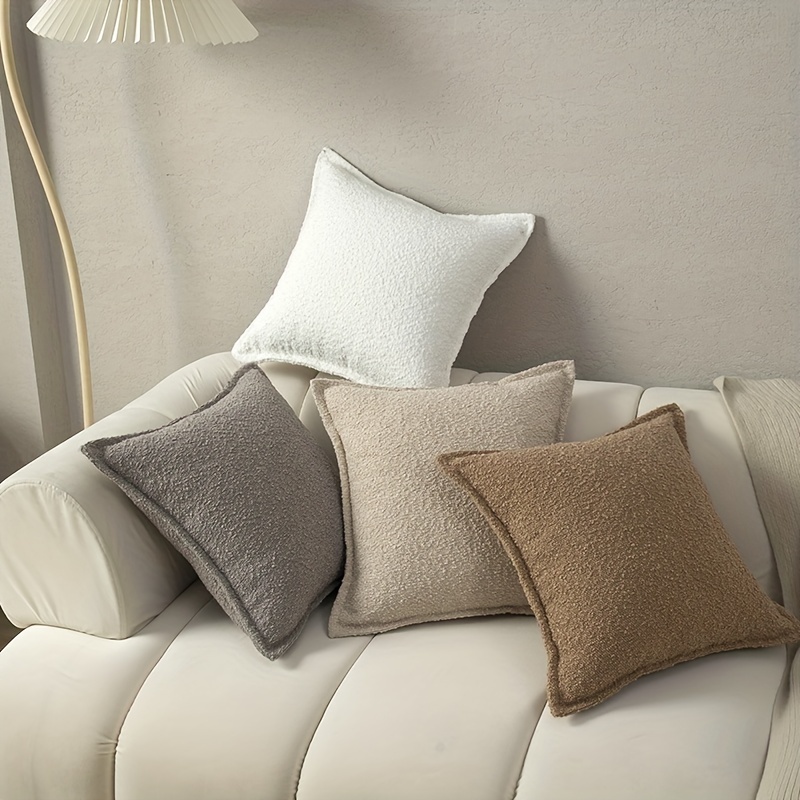 Solid Plain White | Throw Pillow