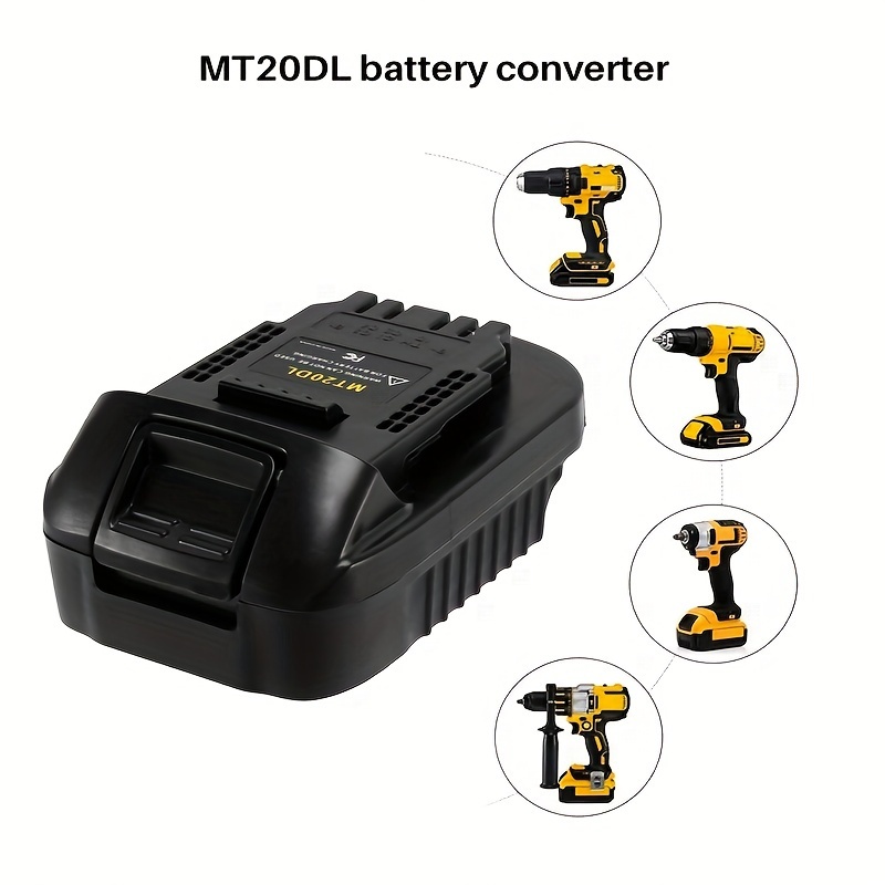 MT20DL Battery Adapter Compatible for Makita 18V Battery Convert