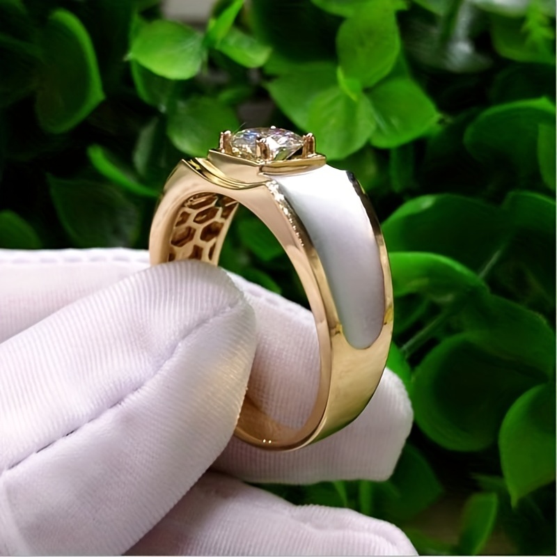 Diamond Gold Simple Ring