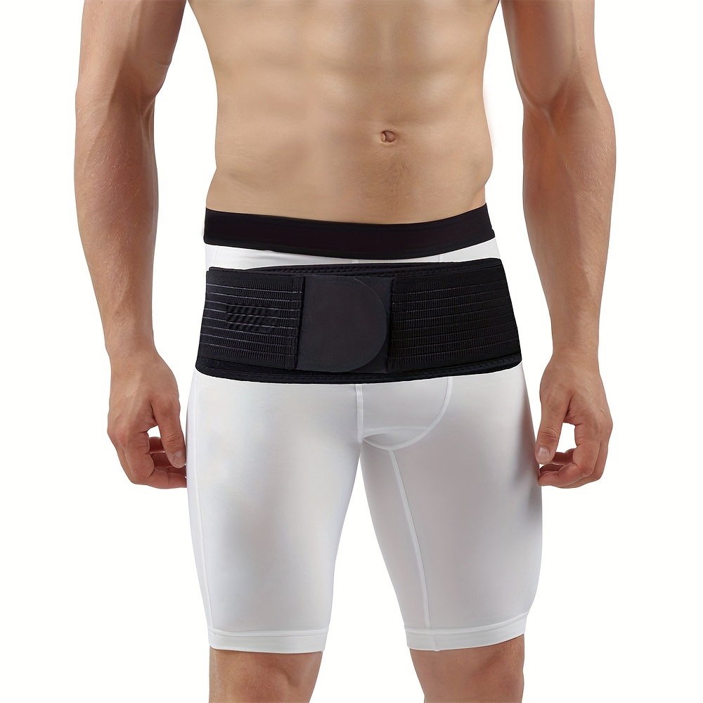 Cinturón de soporte para hernia inguinal invisible, ropa interior de  compresión para ropa interior (Negro, XS)