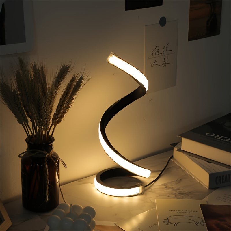 Skyeyarc spiral deals led table lamp