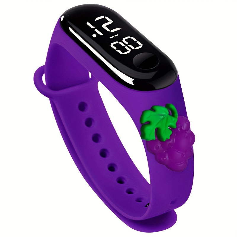 Purple led best sale watch