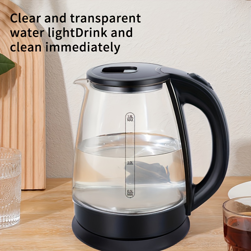 1.8l Glass Electric Kettle,110v, Large Capacity, Great For Home