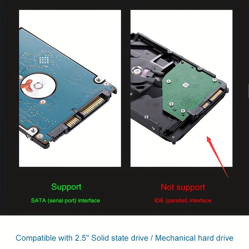 1pc Boîtier de Disque Dur SSD Mobile Disque Dur Externe Disque Dur