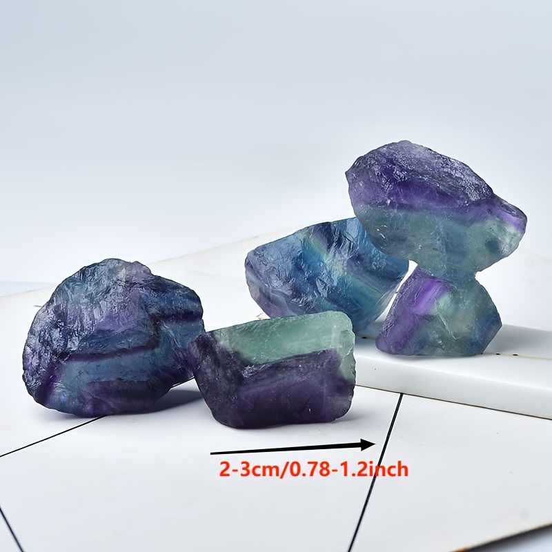 Natural Rainbow Fluorite Rough Stone