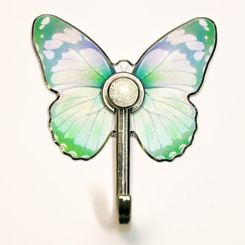 Butterfly Wall Hooks Punch Free Aluminum Alloy Hooks - Temu Canada