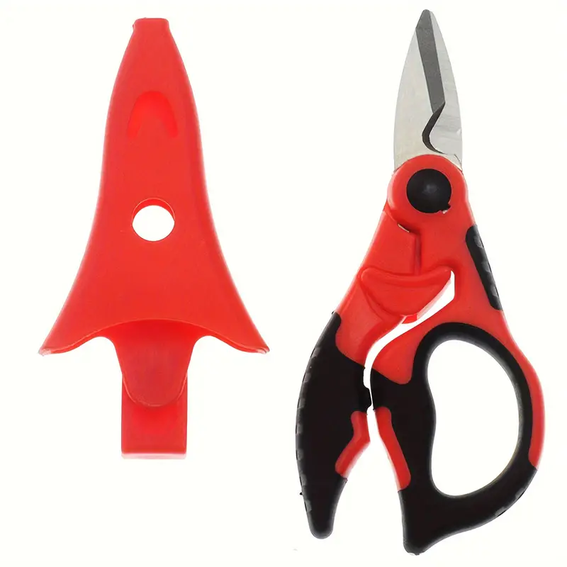 Fishing Line Scissors With Cover Portable Useful Fishing - Temu Canada